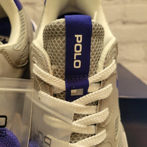 Polo Ralph Lauren Men's Jogger Suede & Mesh Sneaker - Picture 2 of 9